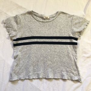 Brandy Melville grey crop top
